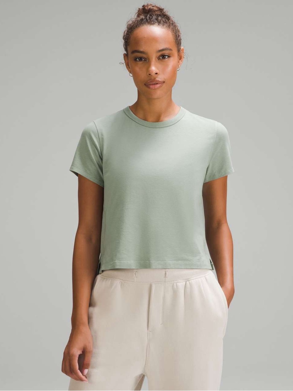 Lululemon Classic-Fit Cotton-Blend T-Shirt Size 6